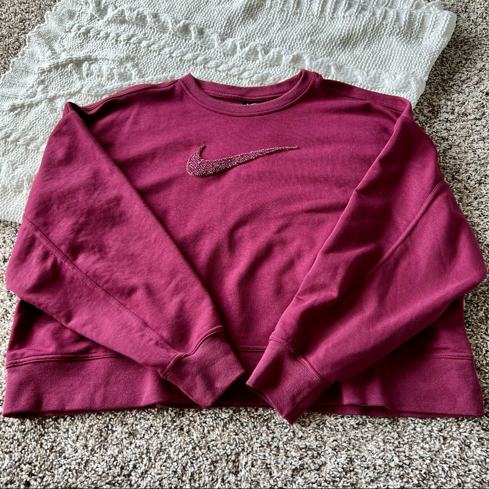 Nike Women's Sportswear Essentials Oversized Fleece Crewneck Sweatshirt Size XL